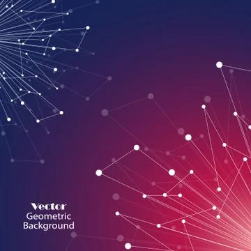 Vector geometric background Illustrazione stock