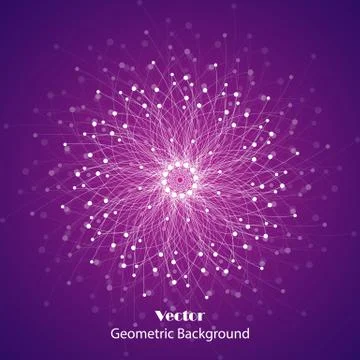 Vector geometric background Stock Illustration