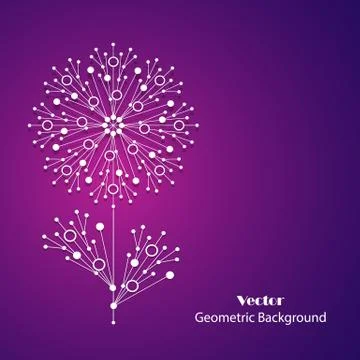 Vector geometric background Stock Illustration