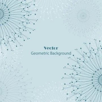 Vector geometric background Stock Illustration