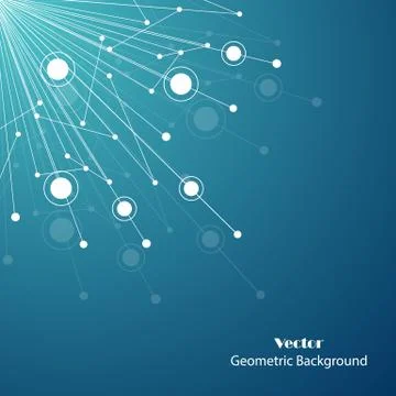 Vector geometric background Illustrazione stock