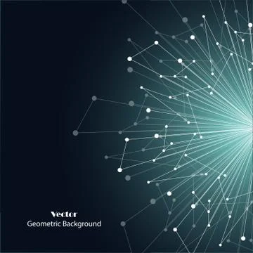 Vector geometric background Stock Illustration