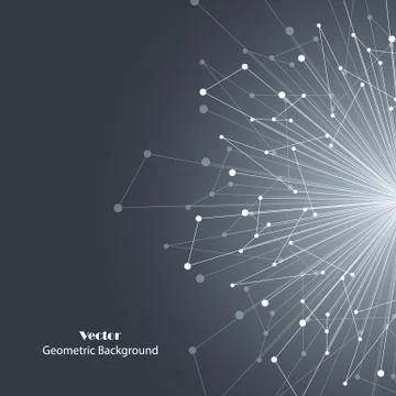 Vector geometric background Stock Illustration