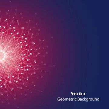 Vector geometric background Stock Illustration