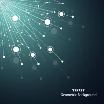 Vector geometric background Illustrazione stock