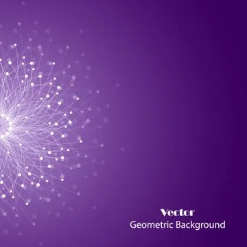 Vector geometric background Stock Illustration