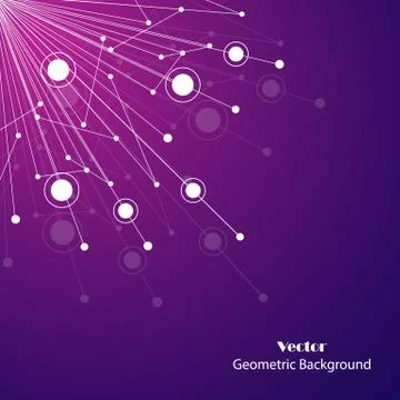 Vector geometric background Stock Illustration