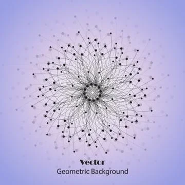 Vector geometric background Stock Illustration