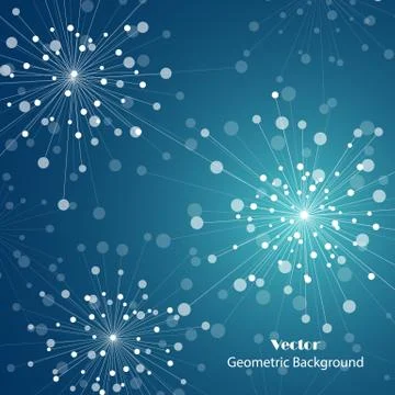 Vector geometric background Stock Illustration