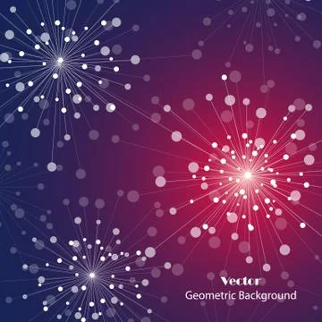 Vector geometric background Stock Illustration