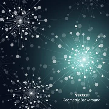 Vector geometric background Stock Illustration