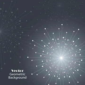 Vector geometric background Stock Illustration