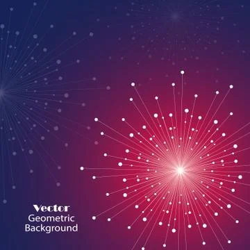 Vector geometric background Stock Illustration