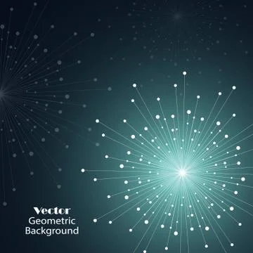 Vector geometric background Stock Illustration