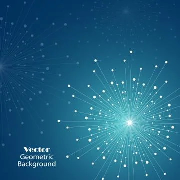 Vector geometric background Stock Illustration