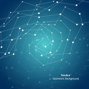 Vector geometric background Stock Illustration