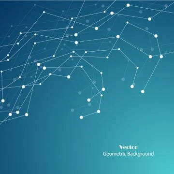 Vector geometric background Illustrazione stock