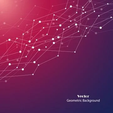 Vector geometric background Stock Illustration