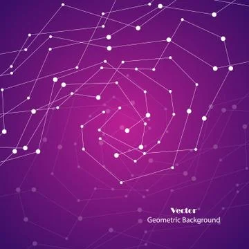 Vector geometric background Stock Illustration