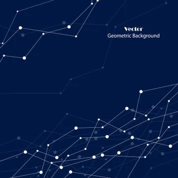 Vector geometric background Stock Illustration