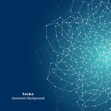 Vector geometric background Stock Illustration