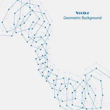 Vector geometric background Stock Illustration
