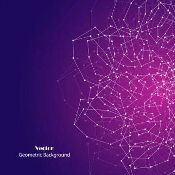 Vector geometric background Stock Illustration