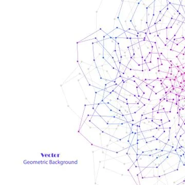 Vector geometric background Illustrazione stock