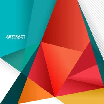 Vector geometric baground design abstract Stock Illustration
