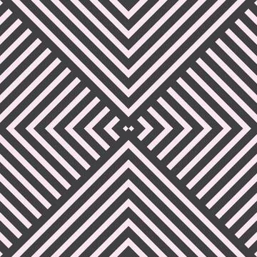 Vector geometric bold line seamless pattern for wallpaper and background Stock Illustration