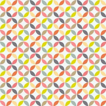 Vector Geometric Circle Pattern Background Illustrazione stock