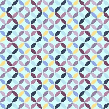 Vector Geometric Circle Pattern Background 스톡 일러스트