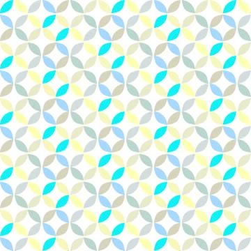 Vector Geometric Circle Pattern Background 스톡 일러스트