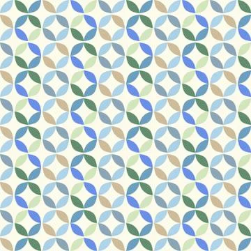 Vector Geometric Circle Pattern Background Illustrazione stock