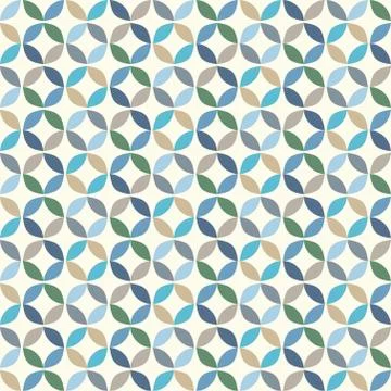 Vector Geometric Circle Pattern Background Stock Illustration