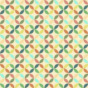 Vector Geometric Circle Pattern Background Illustrazione stock