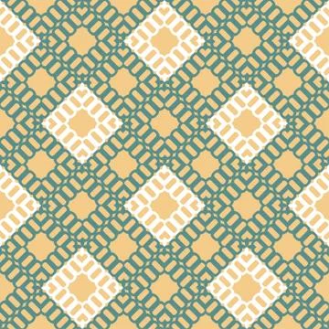 Vector geometric colorful seamless pattern with squares Illustrazione stock