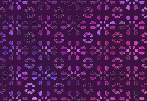 Vector geometric dotted seamless pattern. Simple minimal texture with halft.. Stock Illustration