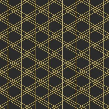 Vector geometric elegant seamless pattern, Mid century art deco ornament 스톡 일러스트