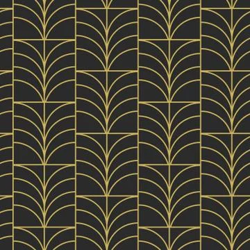 Vector geometric elegant seamless pattern Stock Illustration
