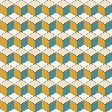 Vector geometric endless pattern. Stockillustratie