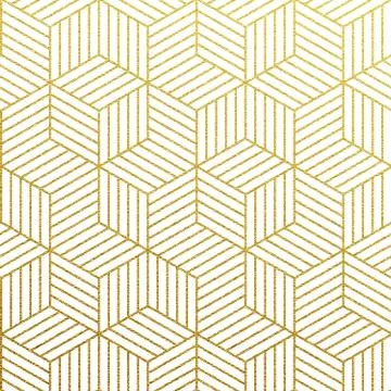 Vector geometric gold pattern Stock Illustration