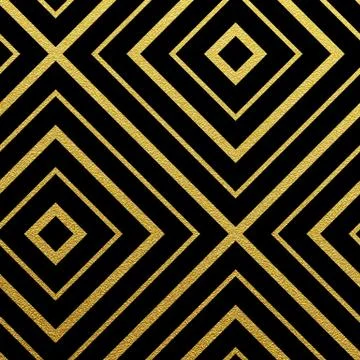 Vector geometric gold pattern Stock Illustration