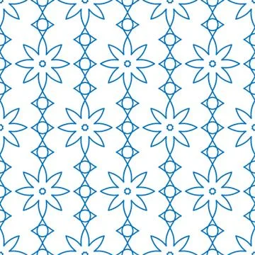 Vector geometric Islamic seamless pattern Stock Illustration