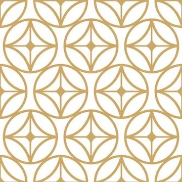 Vector geometric Islamic seamless pattern Stock Illustration