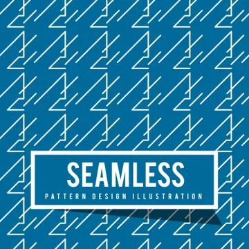 Vector geometric pattern on a blue background. 스톡 일러스트