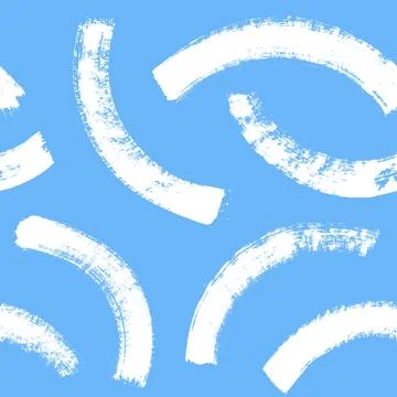 Vector geometric pattern, blue brush background 스톡 일러스트