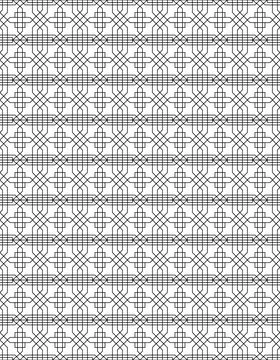 Vector geometric pattern of elements in the form of rectangles and triangles. Stock Illustration