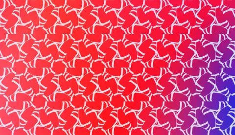 Vector Geometric Pattern with gradient backgroun. Triangles Curved Line. For  Stock Illustration