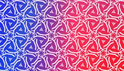 Vector Geometric Pattern with gradient backgroun. Triangles Curved Line. For  Stock Illustration